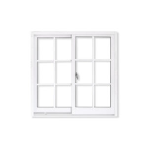 VENTANA DE PVC CON CRISTALES (0.60x0.60)